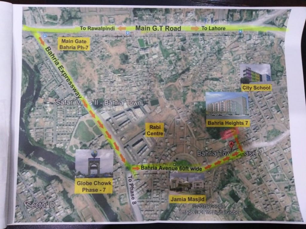 Bahria Heights 7 Location Plan