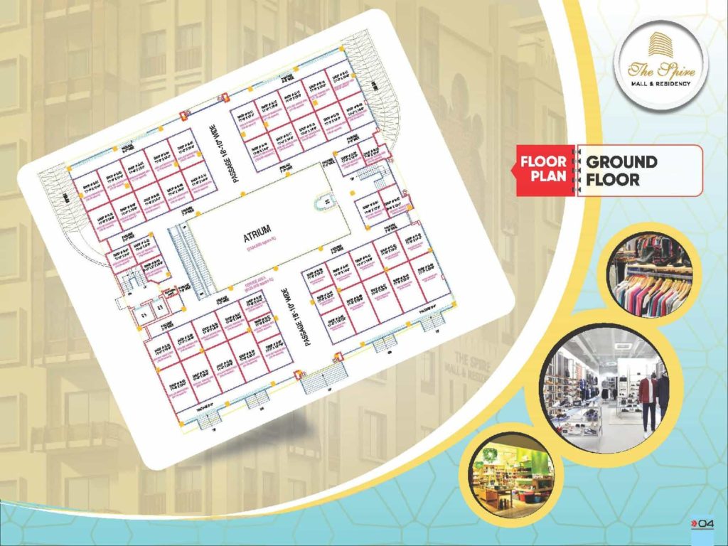 The Spire Mall Ground Floor Shops Layout Payment Plan