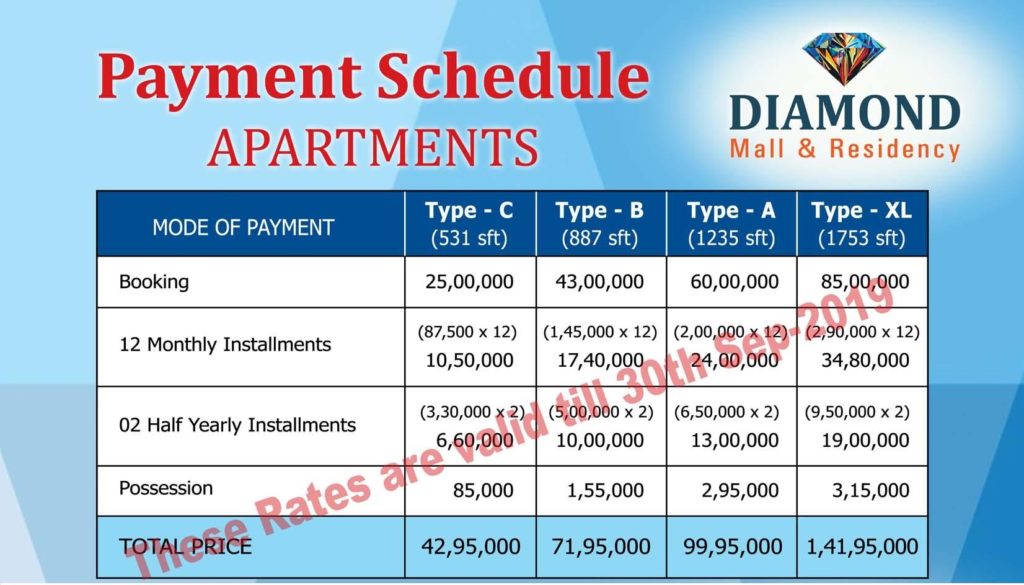 Diamond Mall Payment Plan-1