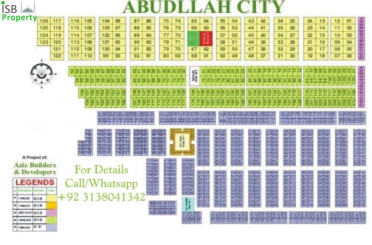 Abdullah City Society Map-min