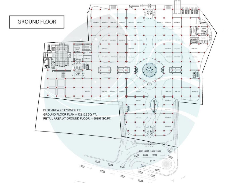 Aquatic Mall Ground Floor Plan