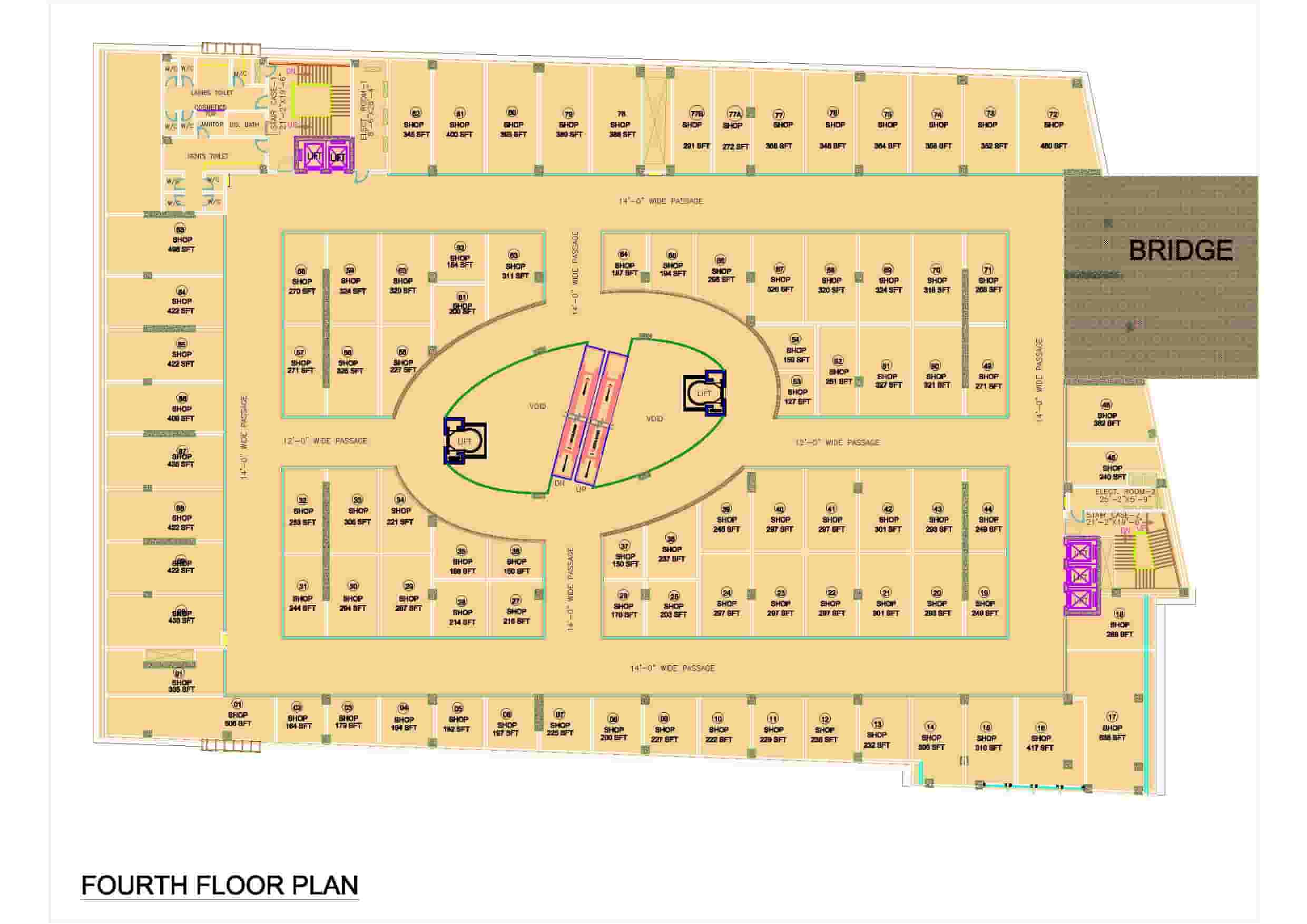 D-Mall 4th Floor Plan