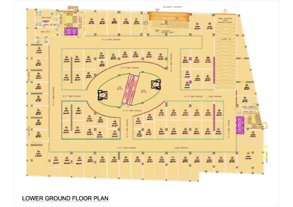 D-Mall Lower Ground Floor Plan
