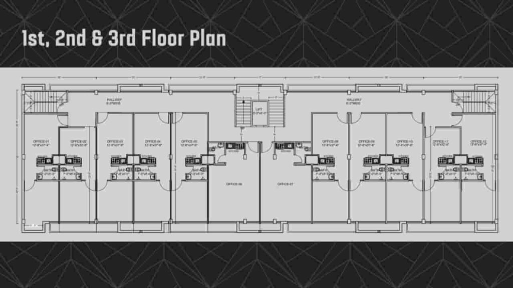 Grande Business Center 1st 2nd 3rd Floor Plan