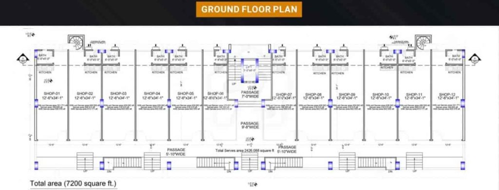 Grande Business Center Ground Floor Plan