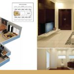 Time Square 2 Bed Executive Apartment Floor Plan