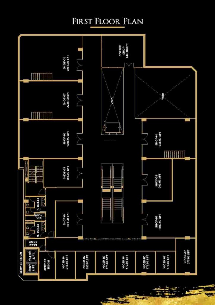 V 8 1st Floor Plan