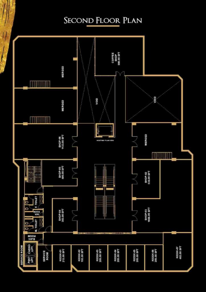V 8 2nd Floor Plan