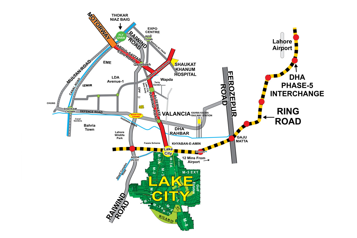 Lake City Location Map