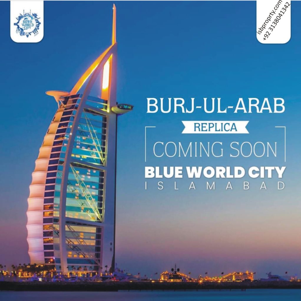 Blue World City Burj Al-Arab Replica