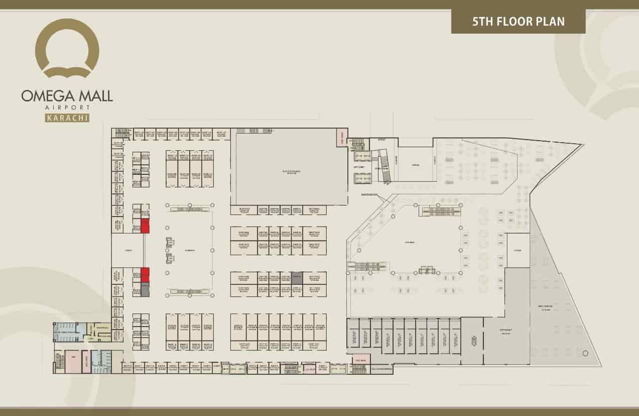Omega Mall 5th Floor Plan