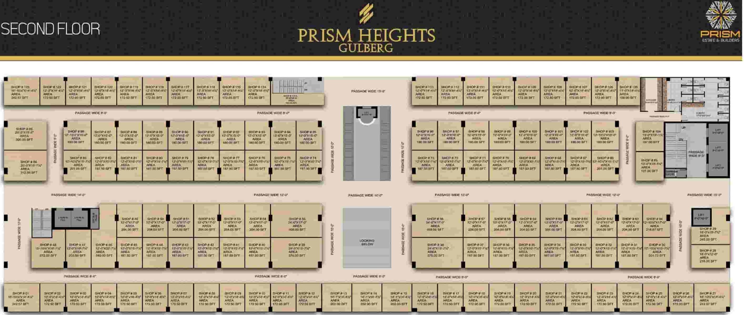 Prism Heights 2nd Floor Plan