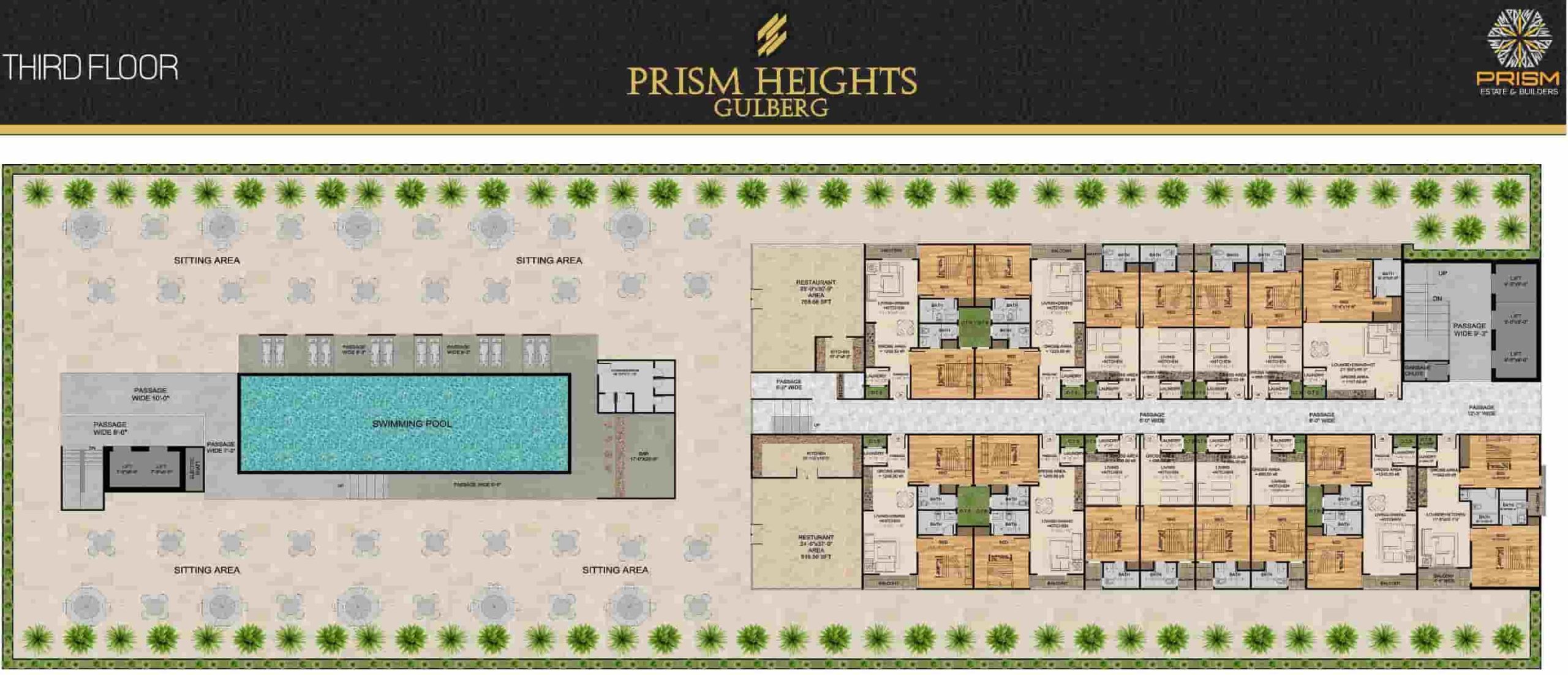 Prism Heights 3rd Floor Plan