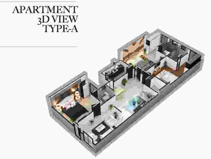 Zeta 1 Mall 2 Bed Apartment A