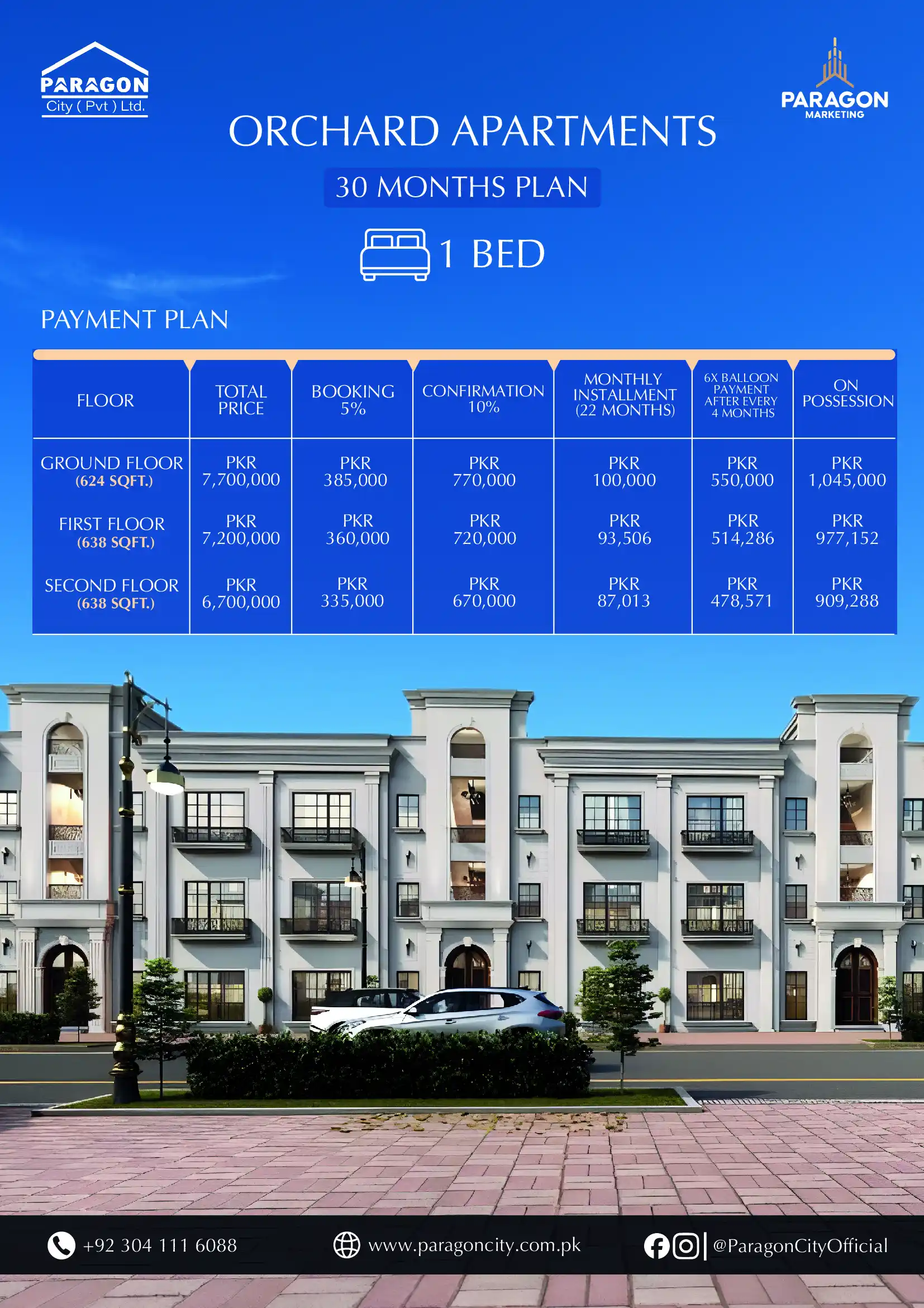 Orchard Apartments Paragon City 1 Bedroom Payment Plan