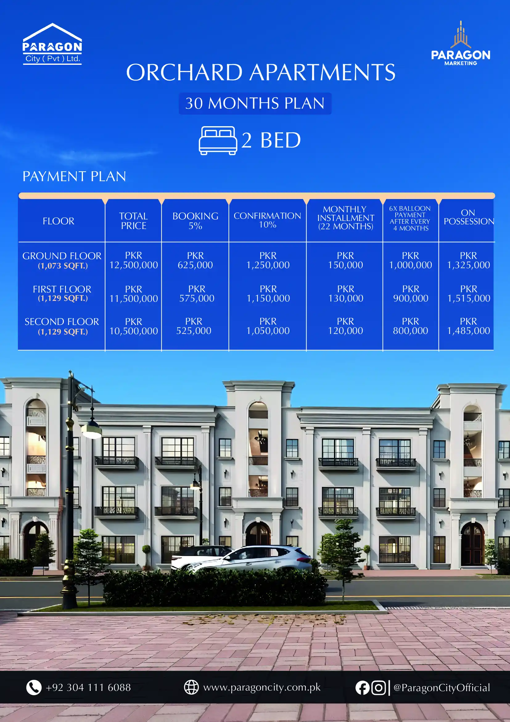 Orchard Apartments Paragon City 2 Bedroom Payment Plan
