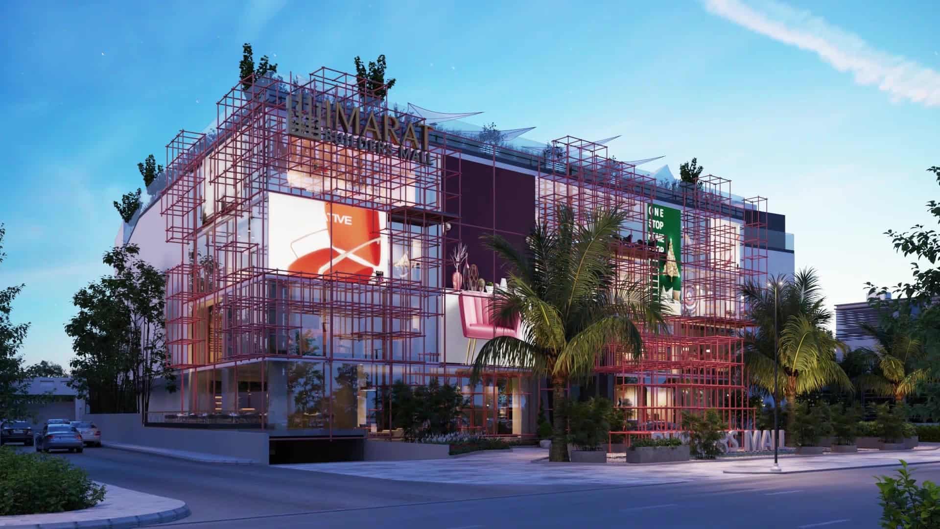 Imarat Builders Mall Islamabad street view render